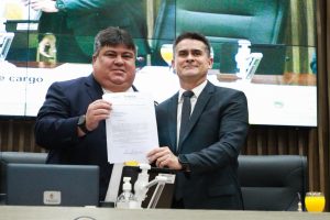 Presidente David Reis e David Almeida