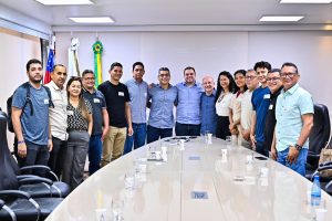 Roberto Cidade recebe comitiva de Manicoré e discute parcerias técnicas para o município - Foto - Rodrigo Brelaz