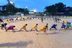 SEDEL - Atletas do Pelci se exrcitam no Campo do Santos Dumont FOTO Divulgação SEDEl